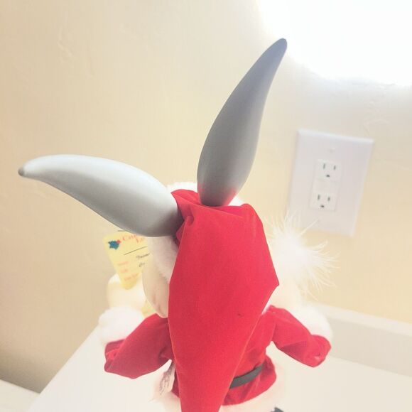 Looney Tunes 15" Animated Figure Bugs Bunny Santa Christmas Matrix 1997 No Sound - Picture 11 of 16